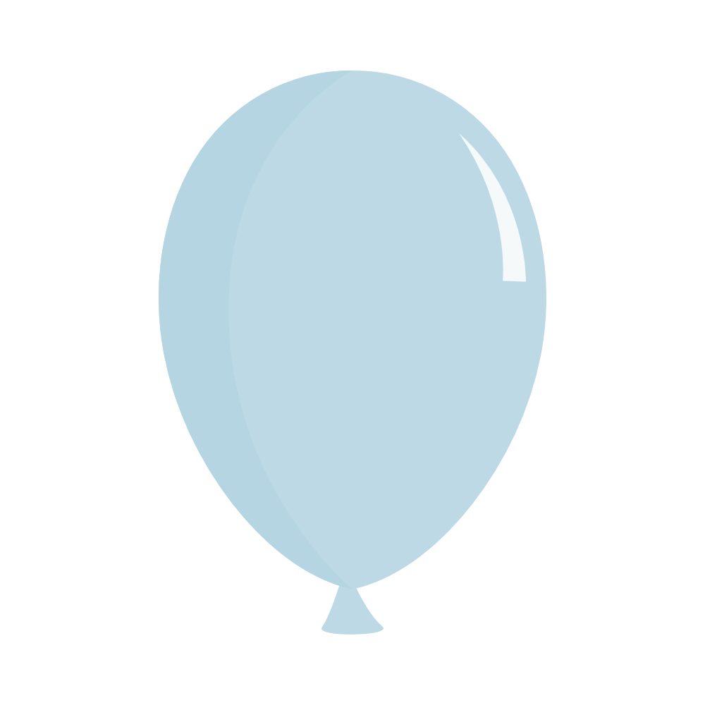 12 Pulgadas Genérico Pastel Mate Azul 50U