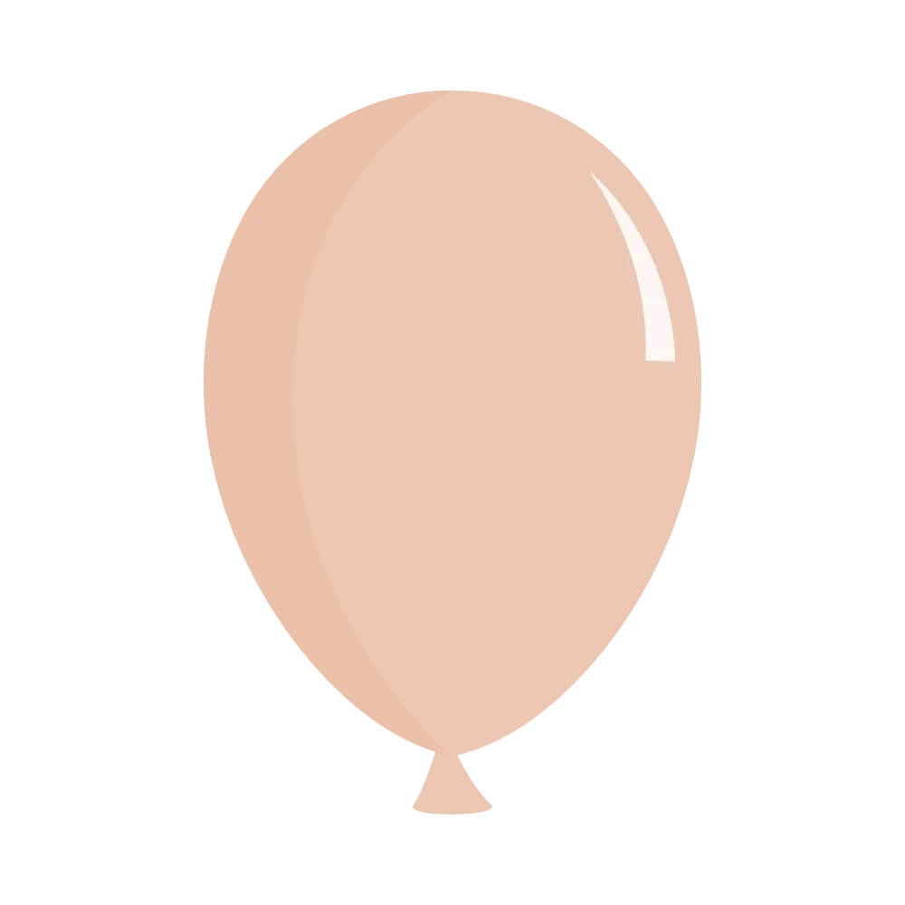 12 Pulgadas Genérico Pastel Mate Durazno 50U