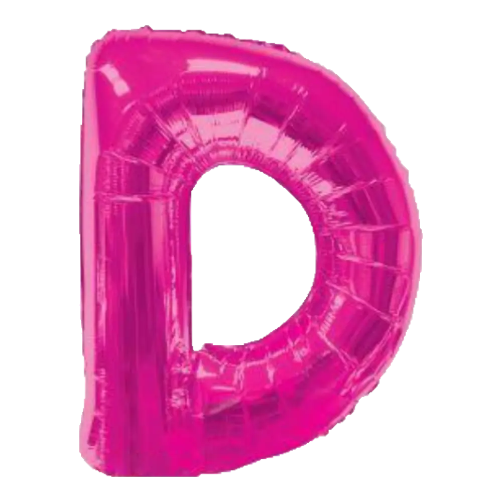 14 Pulgadas KALEIDOSCOPE LETRA D Pink / Fucsia (SOLO AIRE)