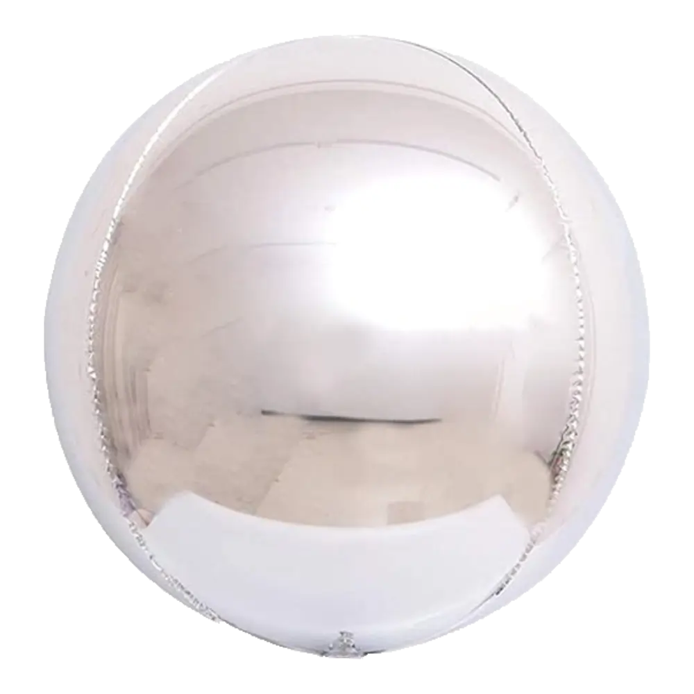 20 Pulgadas REDONDO METALICO PLATEADO