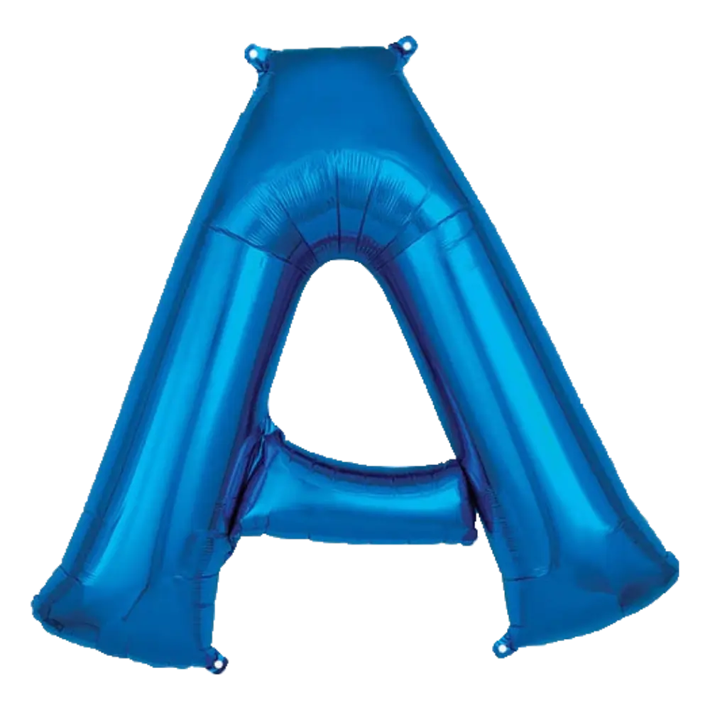 16 Pulgadas ANAGRAM LETRA A AZUL (SOLO AIRE)