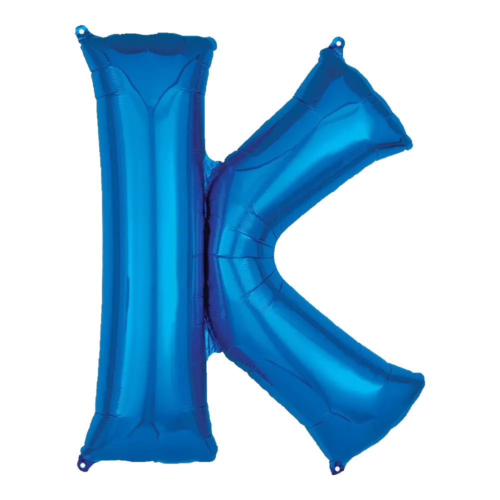 16 Pulgadas ANAGRAM LETRA K AZUL (SOLO AIRE)