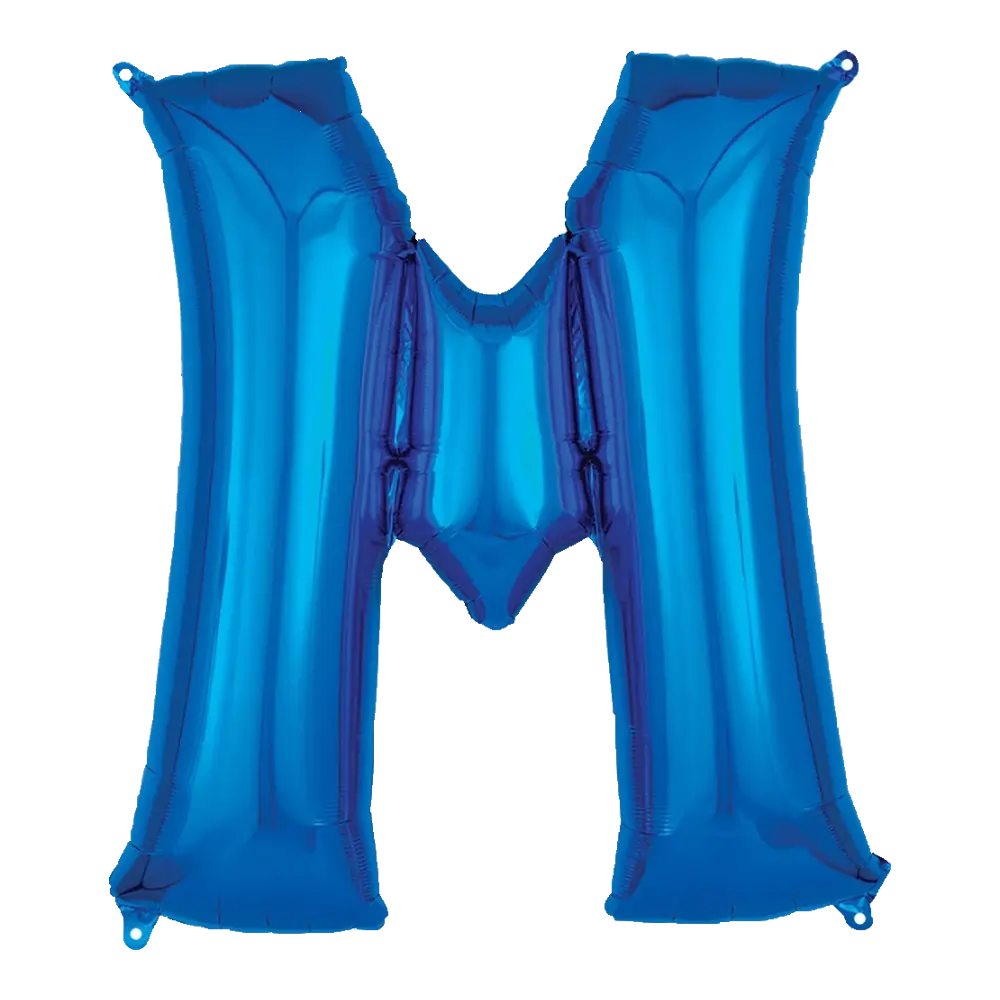 16 Pulgadas ANAGRAM LETRA M AZUL (SOLO AIRE)