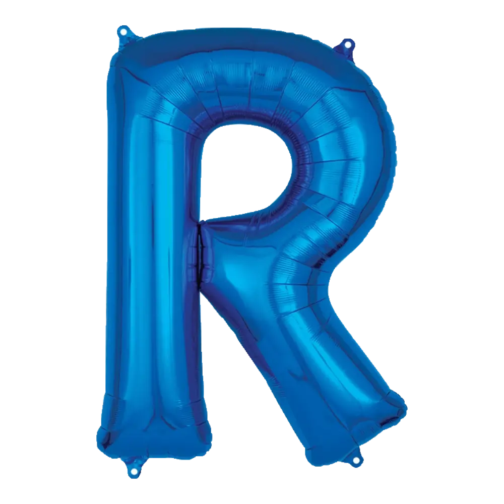 16 Pulgadas ANAGRAM LETRA R AZUL (SOLO AIRE)