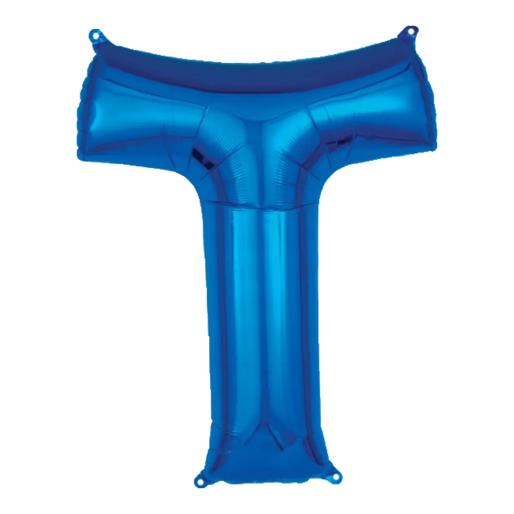 16 Pulgadas ANAGRAM LETRA T AZUL (SOLO AIRE)