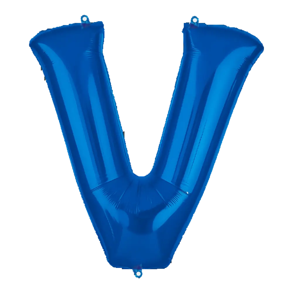 16 Pulgadas ANAGRAM LETRA V AZUL (SOLO AIRE)