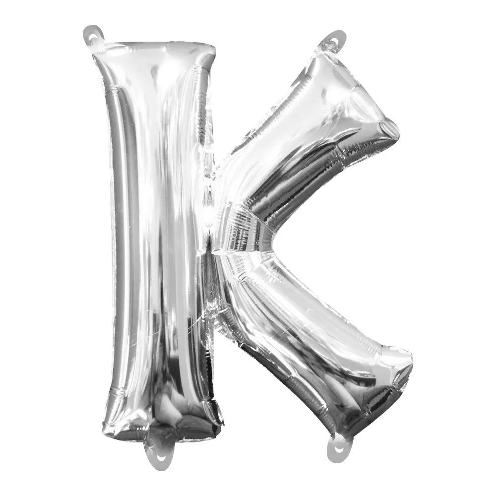 16 Pulgadas LETRA K PLATEADO (SOLO AIRE)