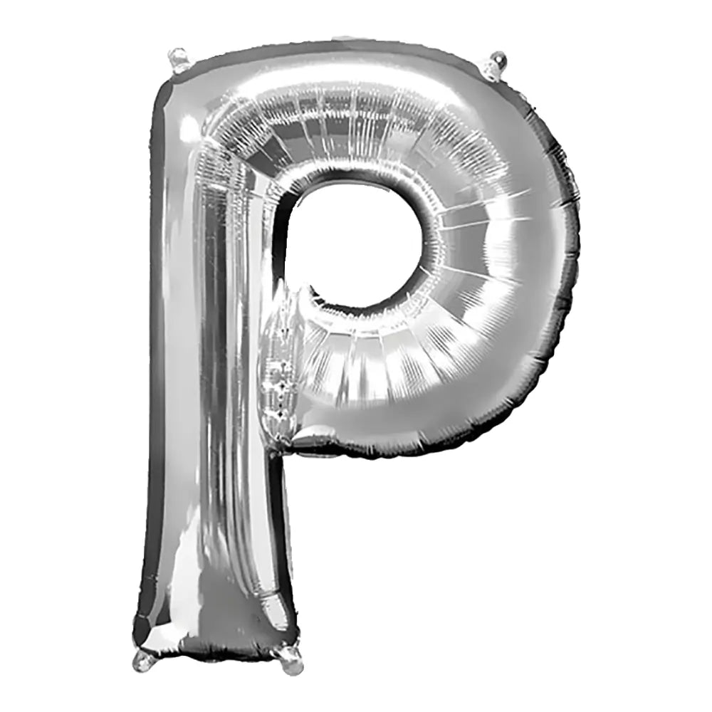 16 Pulgadas LETRA P PLATEADO (SOLO AIRE)