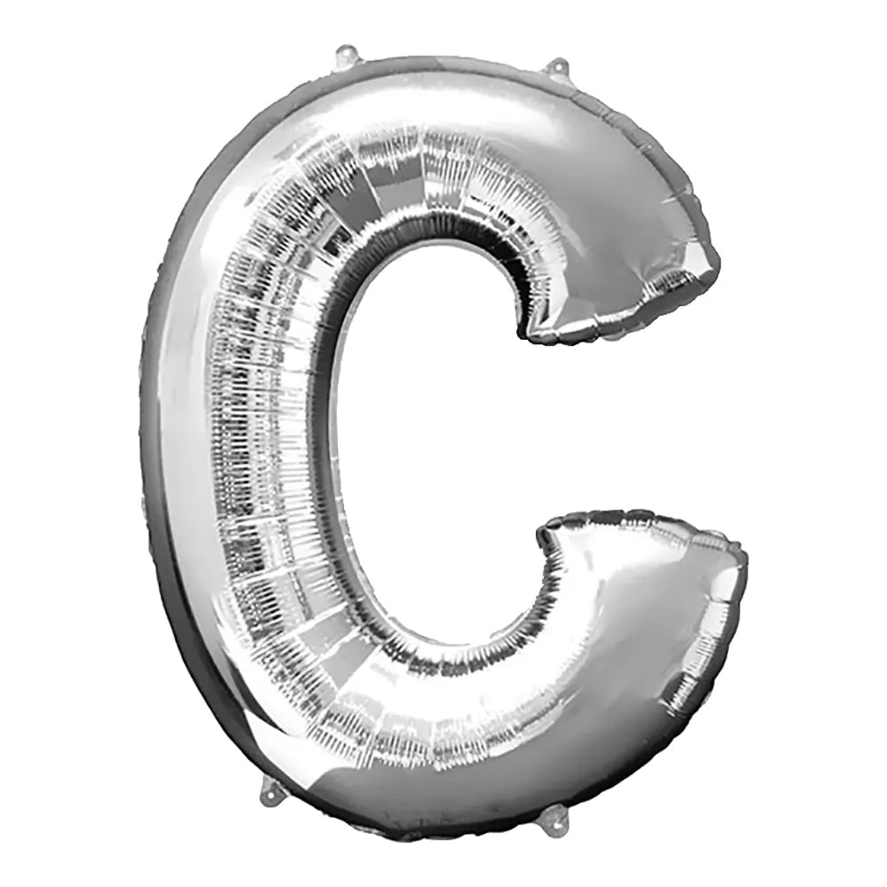 34 Pulgadas ANAGRAM LETRA C PLATEADO