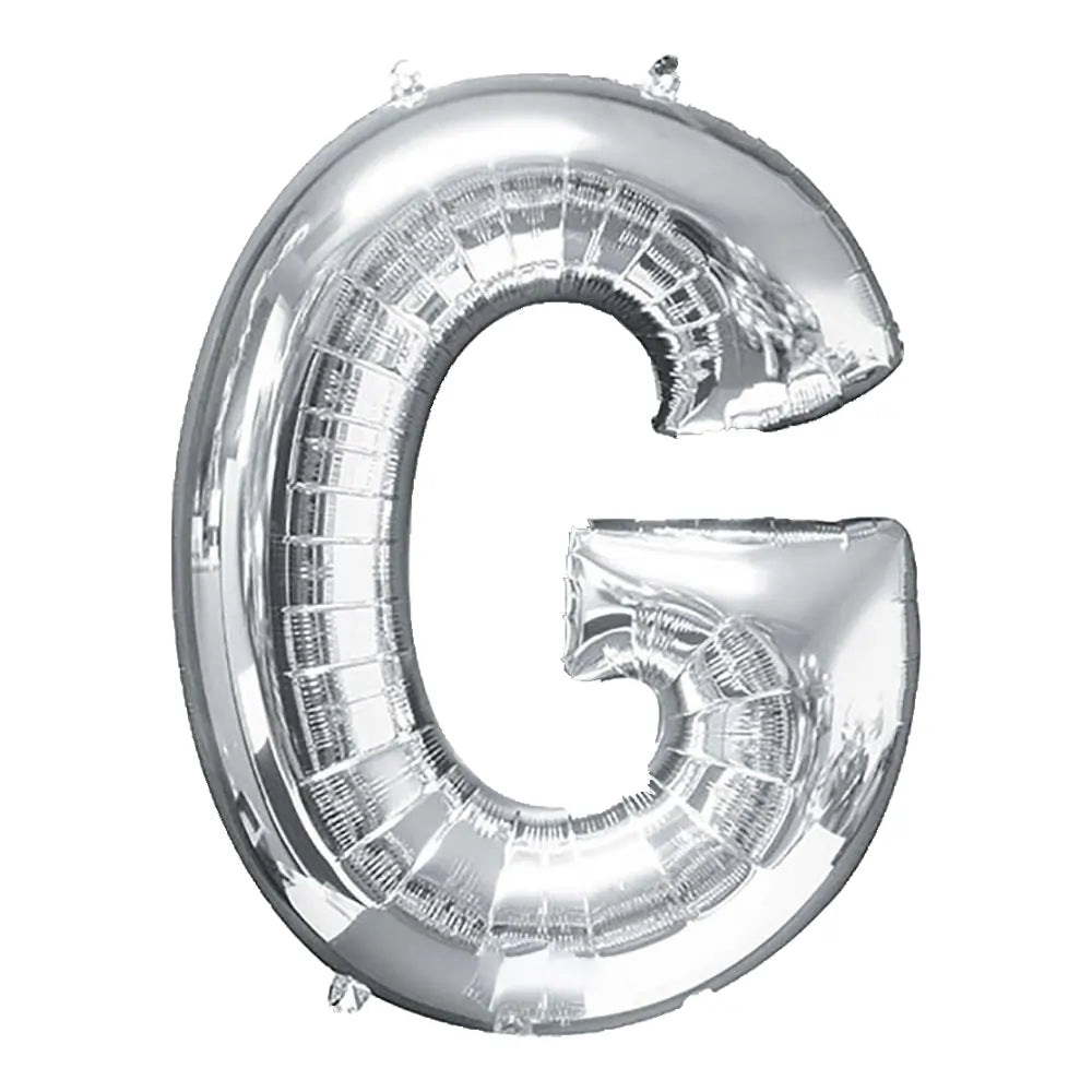 34 Pulgadas ANAGRAM LETRA G PLATEADO