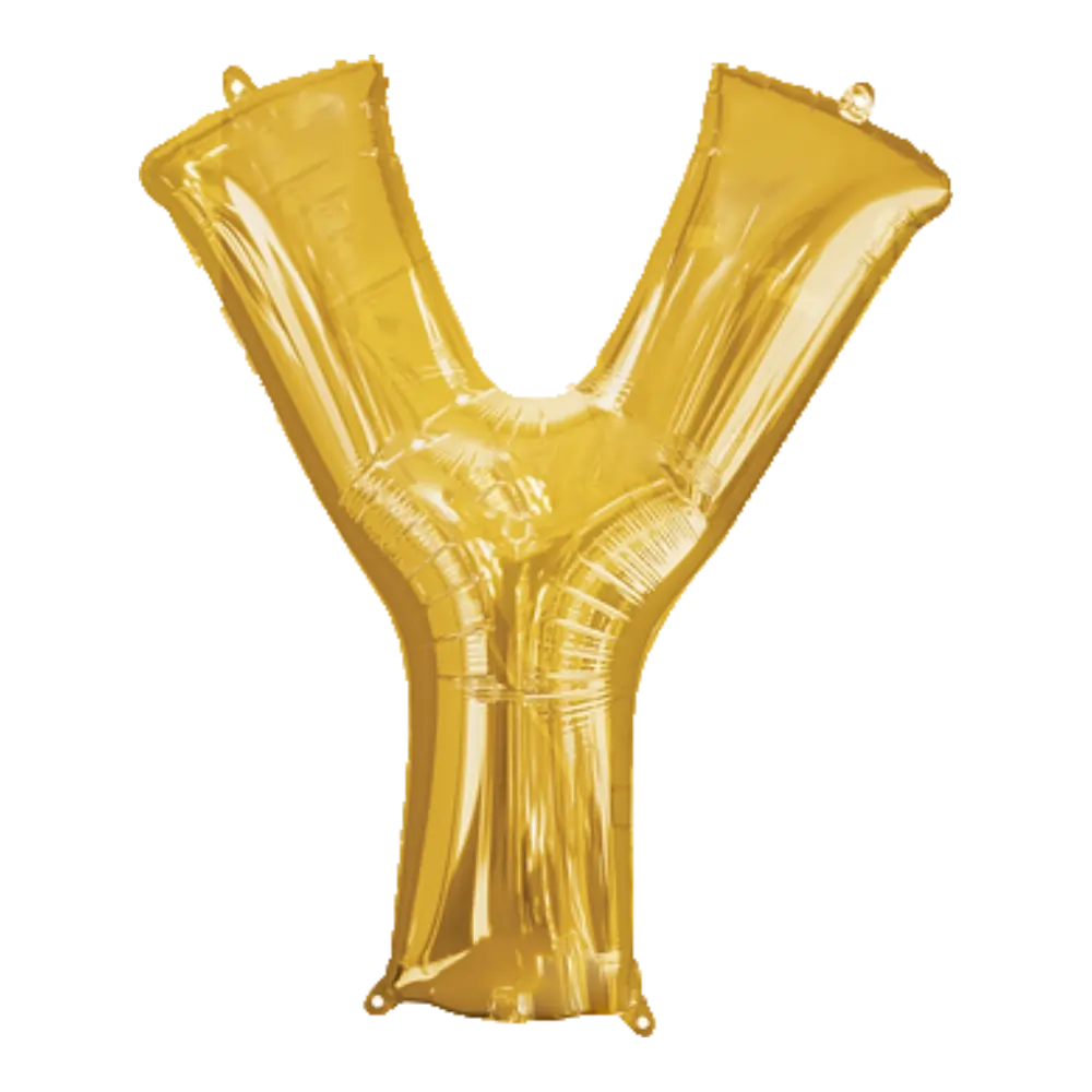 34 Pulgadas ANAGRAM LETRA Y DORADO