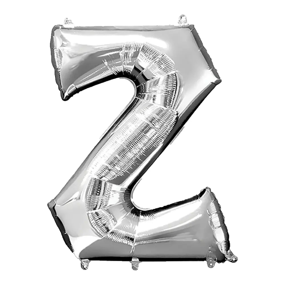 34 Pulgadas ANAGRAM LETRA Z PLATEADO