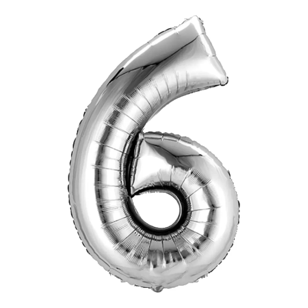34 Pulgadas ANAGRAM NÚMERO 6 PLATEADO